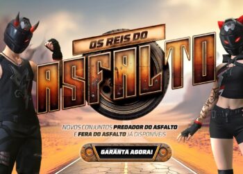 Novas Skins no Free Fire: “Fera do Asfalto” e “Predador do Asfalto” Chegam em 12 de Março!