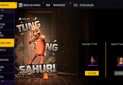Como resgatar a skin Tung Tung Sahur de graça no Free Fire